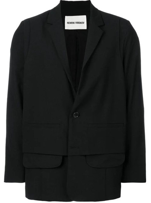HENRIK VIBSKOV ANTS BLAZER BLACK